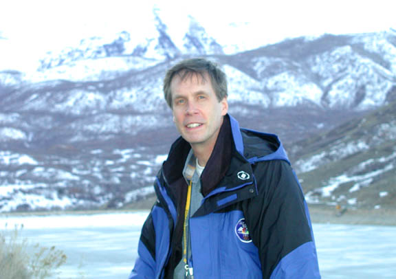 Overlooking Deer Creek Reservoir (Utah) February 2002