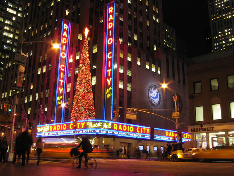 Radio City Music Hall for the holidays, on 11-22-10